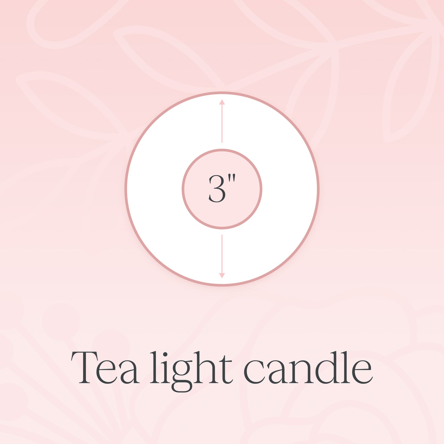 PetalsByPinto Tea Light Candle