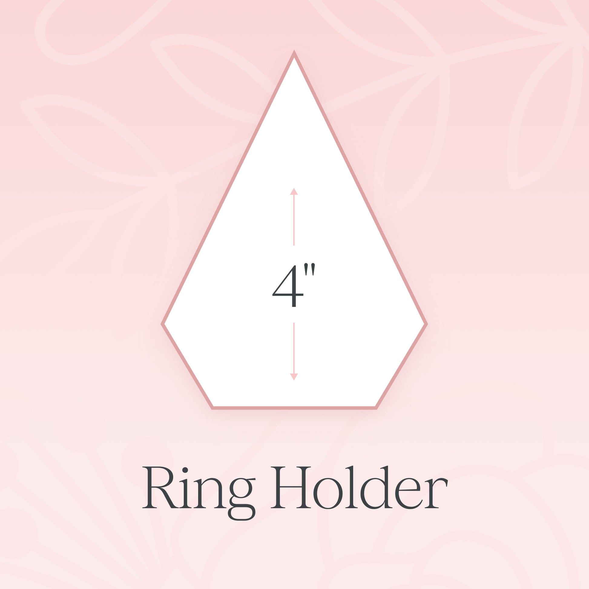 PetalsByPinto Large Ring Holder