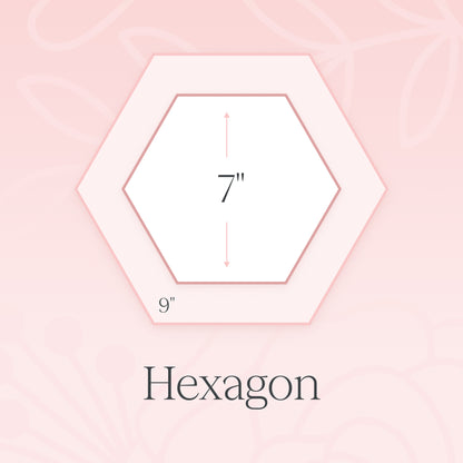 PetalsByPinto 7” Hexagon Block